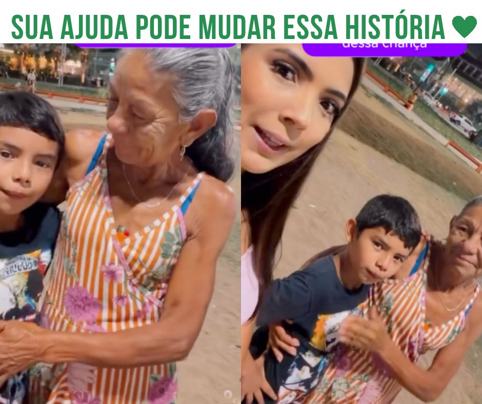 Matheus, 9 anos, e sua avó precisam de um novo lar